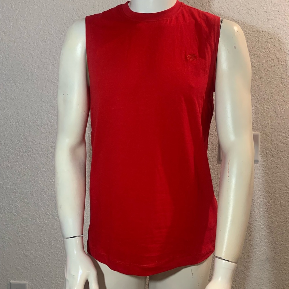 Champion T shirt juniors small Red sleeveless Authentic New